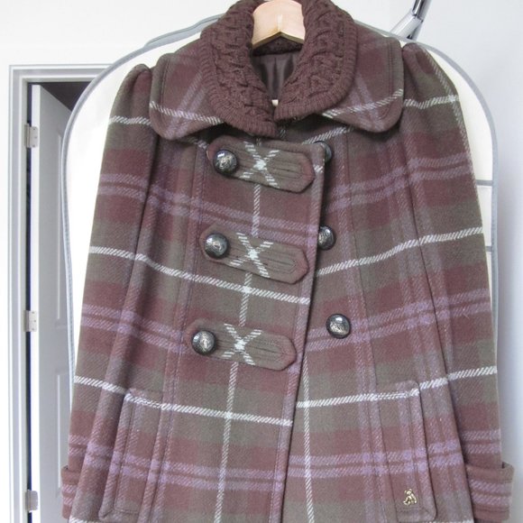 Teenie Weenie Luxury Fuzzy Bear Coat with removable collar - Picture 4 of 13